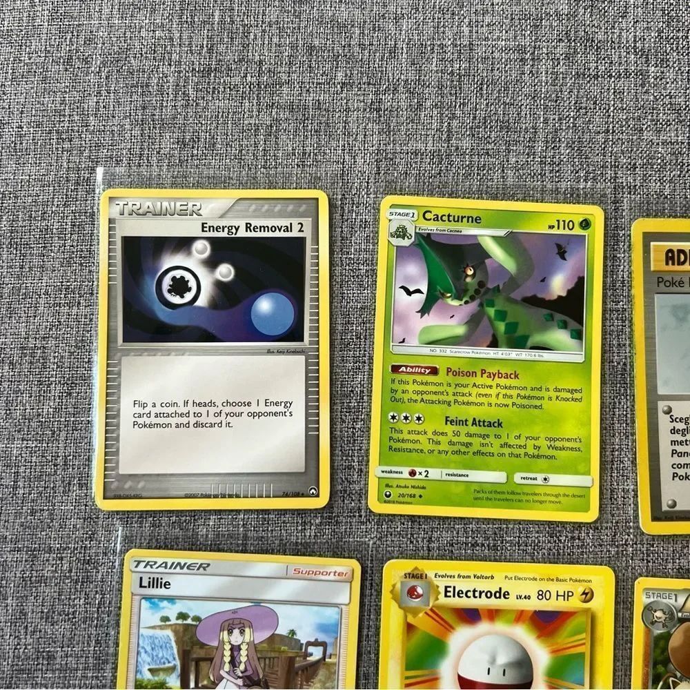 Pokemon Mixed Lot Card Set Bundle of 18 Trading Cards
